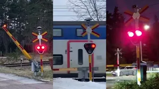 Swedish Railroad Crossing compilation - Unpublished videos