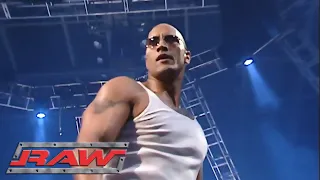 The Rock Makes A Surprise Appearance In Miami Fl - Monday Night RAW!