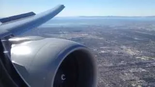 Scenic Landing of Boeing 777-300ER in Los Angeles