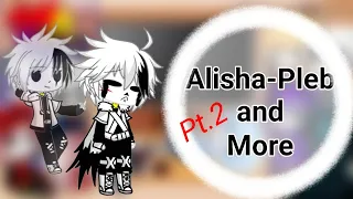 Sans AUs React To Alisha-Pleb and More//(Pt.2/2)//[🇹🇷/🇬🇧]//UnderTale Au [My AU]//Gacha Club