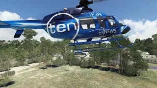 MSFS 2020 Bell 407 Neue Lackierung Ten News Australien