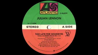 Julian Lennon - Too Late For Goodbyes (Extended Special Mix) 1984