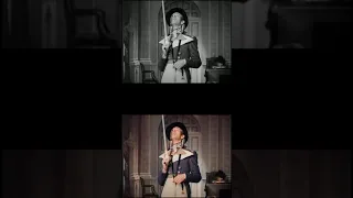 The Scarlet Pimpernel (1934) - "Scarlet Pimpernel by Sir Percival Blakeney" [Colorized Comparison]