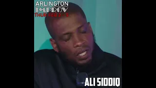 Ali Siddiq at the Arlington Improv