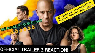 FAST AND FURIOUS 9/THE FAST SAGA TRAILER 2 (OFFICIAL TRAILER REACTION!!!