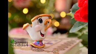 How to make the Chip cup from Beauty and the Beast in Cold Porcelain