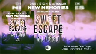 New Memories vs. Sweet Escape (Alesso Tomorrowland 2018 Mashup) [Josue R & Nexo Remake]