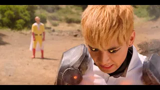 SAITAMA VS GENOS  -  ONE PUNCH MAN LIVE ACTION  -  FULL HD  RE:ANIME