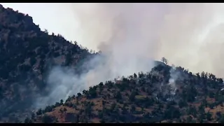 Crews make progress on nearly 10,000-acre Bear Fire in Carbon County