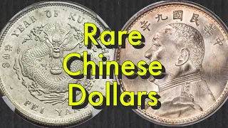 Rare Chinese Silver Dollars - China Dragons, Fatman & Yunnan