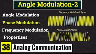 Properties and Graphical analysis of angle Modulation || Lec-39