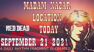 Madam Nazar Location Today September 21 2021 Red Dead Online Madam Nazar ubicación de hoy 21/09/21.