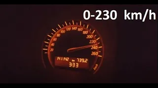 Bmw Z4 2.2i  E85 acceleration 6 cylinder R6 engine 170 HP 0-230 km/h top speed on German Autobahn