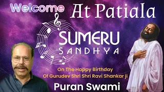 Art Of Living Patiala Celebrating Birthday of Guru Dev Shri Shri Ravi Shankar ji By Sumeru Sandhya