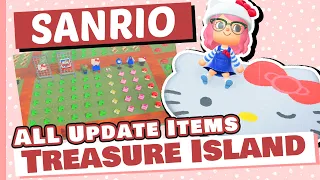 ALL Sanrio Crossover Items Showcase | Treasure Island | Animal Crossing: New Horizons