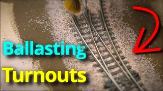 Ballasting Model Railroad Turnouts: Tips and Tricks for Realistic Results