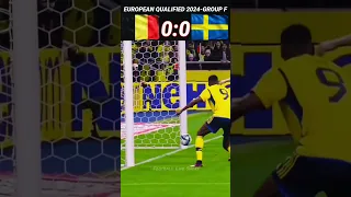 European Qualifiers Highlights: Belgium 🇧🇪 3-0 Sweden 🇸🇪 | Group  F | #FootballLifeShorts.