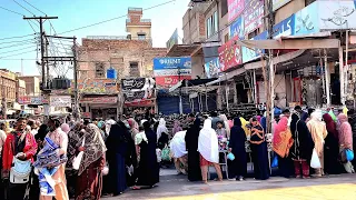 Biggest Eid Shopping Sale In Ramadan 2024 Khanewal 🇵🇰 Pakistan || Walking Tour in Khanewal City