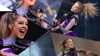 LINDSEY STIRLING hoop routine (shatter me) lollapalooza Paris 2023 #lindseystirling