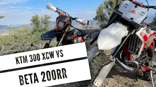 2020 KTM 300XCW vs 2020 BETA 200RR which is better?