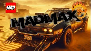 V8 Pursuit Special Mad Max MOC beetlebug raider  -custom minifigure Max and Dog