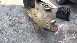 1958+, Allstate, Paggio, Vespa Scooter, first fire since 1964!!