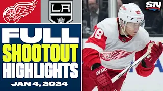 Detroit Red Wings at Los Angeles Kings | FULL Shootout Highlights - January 4, 2023