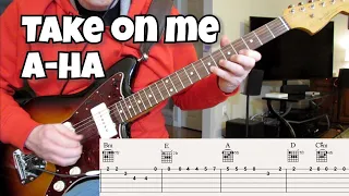 Take On Me (Guitar solo with tabs)