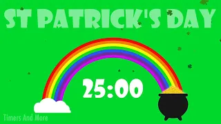 25 Minute Timer for St Patrick's Day