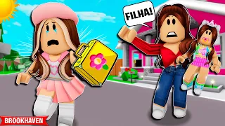 MINHA MÃE TEVE UM BEBÊ E EU DEIXEI DE SER A FILHA FAVORITA| Historinhas Brookhaven Roblox Bibi e Lud