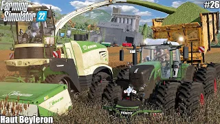 CHOPPING SORGHO & OAT in the MUD and Selling SILAGE│Haut Beyleron│FS 22│26