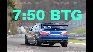 BMW E46 330ci BTG 7:50 Nürburgring Nordschleife