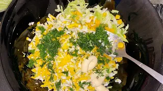 Быстрый салат 🥬 из пекинской капусты