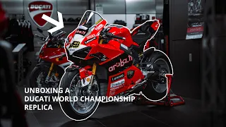 Unboxing A Rare Ducati Panigale V4 Bautista @ MOMS Foxboro #worldsbk #ducati #panigale