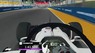 Lewis Hamilton's Stunning Pole Lap Recreation | 2018 Singapore Grand Prix