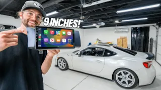 Installing a HUGE Apple CarPlay Head Unit! (FR-S, BRZ, 86)