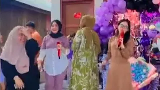 Putri Isnari nyanyi acara ultah Shafa di Dondang