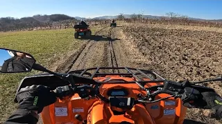 Driving with friends [CFMOTO 450L] #cfmoto #offroad4x4 #quad