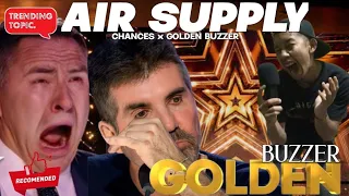 Golden Buzzer : Fililipino This Super Amazing Voice All Jury Cried Hearing the Song Air Supply AGT