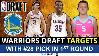 Warriors Draft Targets At Pick #28 Ft. Nikola Jovic, Christian Braun & Christian Koloko | NBA Draft