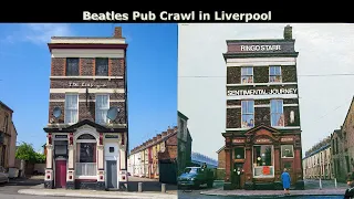 Beatles Pub Crawl in Liverpool. Beatles sites.