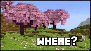 Minecraft 1.20 - How To Find The Cherry Grove Biome! (Java/Bedrock)