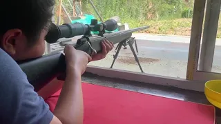 【中国合法射击场/Shooting range in China】芬兰SAKO A7（.308Win）100M狙击