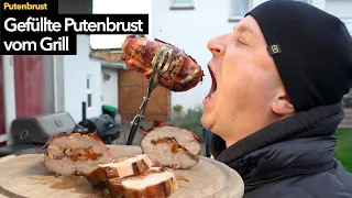 Gefüllte Putenbrust vom Grill | Putenbrust grillen