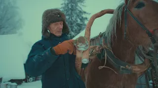 Grandfather. Part I. Winter - Horse Logging
