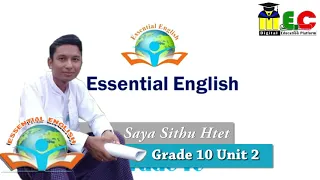 Grade 10 English Unit 2