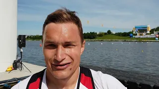 C1m 1000m Semi-final Conrad-Robin Scheibner GER / 2019 ICF Canoe Sprint & Paracanoe World Cup 1