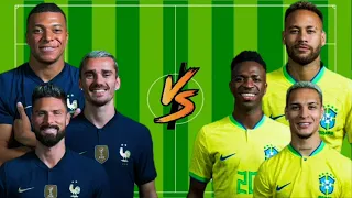 Mbappe,Griezmann,Giroud🆚Neymar,Vinicius,Antoney