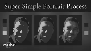 How to Paint a Portrait in Grayscale (the Evolve Method)