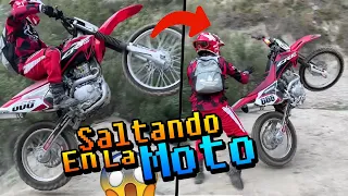 SALTANDO RAMPAS EN LA MOTO(*SE CAE LA MOTO*)//Dani Univrese//